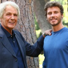 Gabriele Greco e Giuliano Gemma, protagonisti della fiction Capri 3