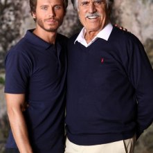 Gabriele Greco e Lando Buzzanca, protagonisti della fiction Capri 3