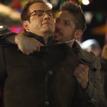 Jack Coleman e Ray Park in una scena di Brave New World dalla quarta stagione di Heroes