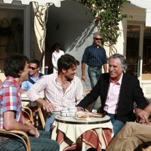 Lando Buzzanca, Fabio Ghidoni, Fabrizio Nevola e Gabriele Greco in una scena della fiction Capri 3