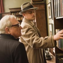 Martin Scorsese e Leonardo DiCaprio sul set di Shutter Island