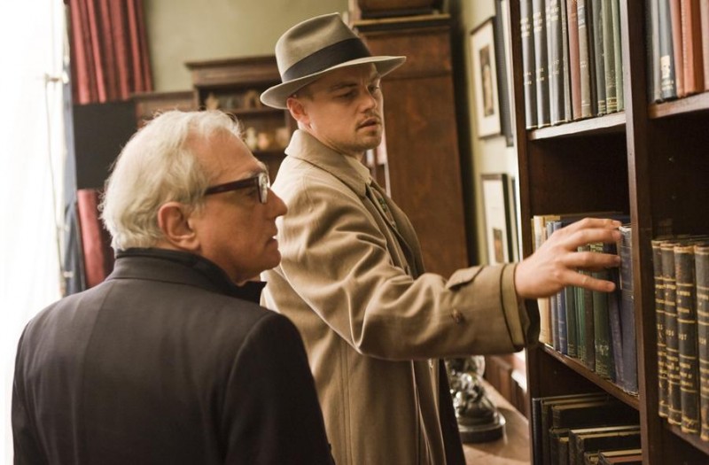 Martin Scorsese e Leonardo DiCaprio sul set di Shutter Island