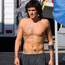 Orlando Bloom sul set di Sympathy for Delicious