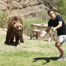 Hugh Grant in una scena divertente della commedia Che fine hanno fatto i Morgan?