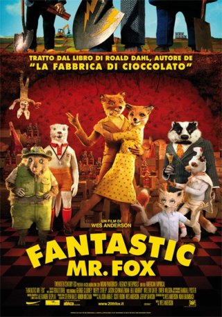 La locandina italiana di Fantastic Mr. Fox