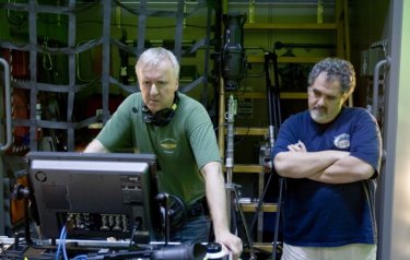 James Cameron e Jon Landau durante la creazione del film Avatar