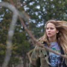 Jennifer Lawrence in una sequenza di Winter's Bone.