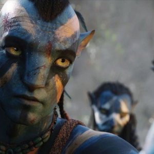 L'avatar Jake Sully in seguito alla battaglia su Pandora nel film Avatar
