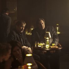 Olivier Marchal e Gerard Depardieu in una scena del film Diamond 13