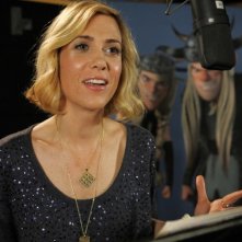 Kristen Wiig Durante Il Doppiaggio Di Ruffnut Nel Film Dragon Trainer 147458