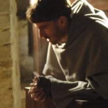 Adriano Braidotti sul set del film di Muraca su Duns Scoto