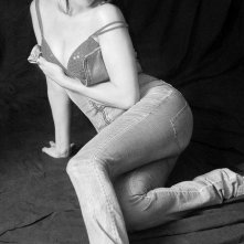 Fulvia Lorenzetti, sexy in jeans