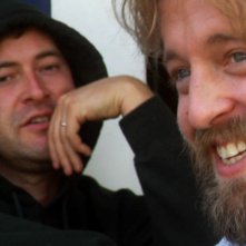 Mark Duplass e Joshua Leonard sul set del film Humpday