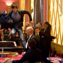 Una sequenza del film Percy Jackson e gli dei dell'Olimpo: Il ladro di fulmini al Lotus Hotel e Casino con Logan Lerman