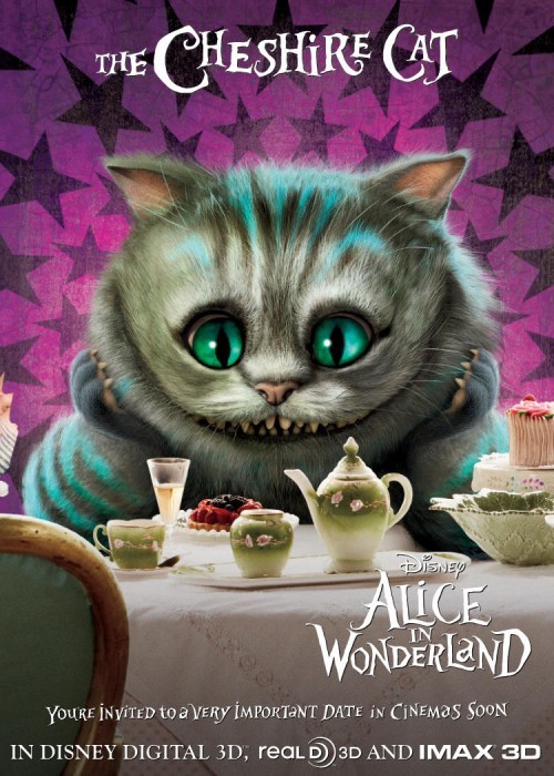 Character Poster Inglese Con Lo Stregatto Alice In Wonderland 147797