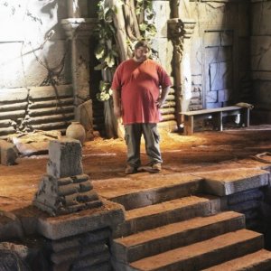 Jorge Garcia in una scena dell'episodio Lighthouse di Lost