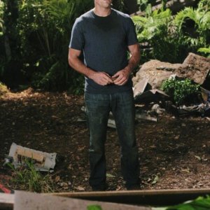 Matthew Fox nell'episodio Lighthouse di Lost