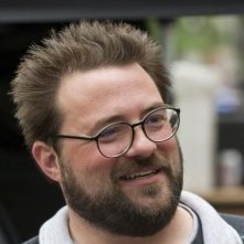 Il regista Kevin Smith sul set di Cop Out