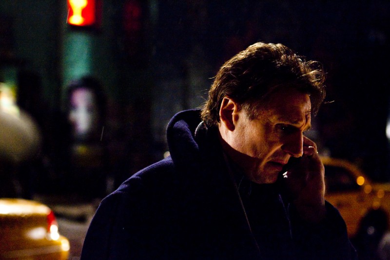 Liam Neeson in una sequenza del film Chloe