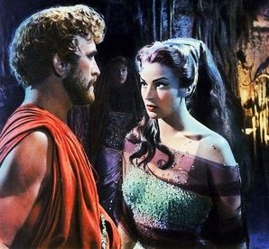 Silvana Mangano e Kirk Douglas in Ulisse (1955)