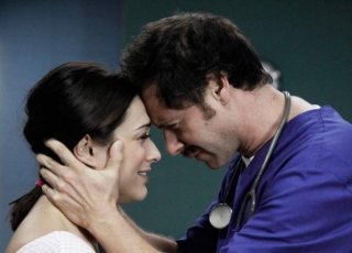 Valentina Lodovini e Pietro Sermonti in una scena di Boris 3