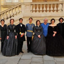 Un'immagine dal set della miniserie di Rai Fiction su Sissi