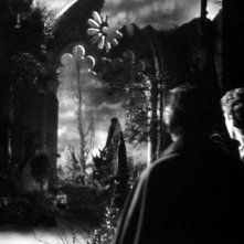 Andrea Checchi, John Richardson e Barbara Steele in una scena del film La maschera del demonio