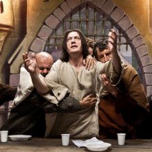 Corrado Guzzanti in un'immagine significativa del film La passione