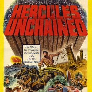 Locandina statunitense del film Ercole e la regina di Lidia (1959)