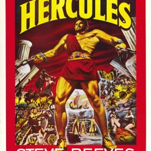 Locandina statunitense del film Le fatiche di Ercole (1958)