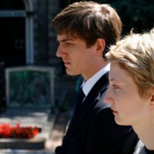 Alba Rohrwacher e Mattia Zaccaro in una scena del film Io sono l'amore