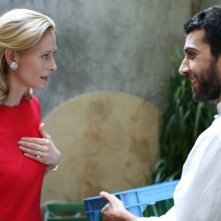 Tilda Swinton ed Edoardo Gabbriellini in una scena del film Io sono l'amore