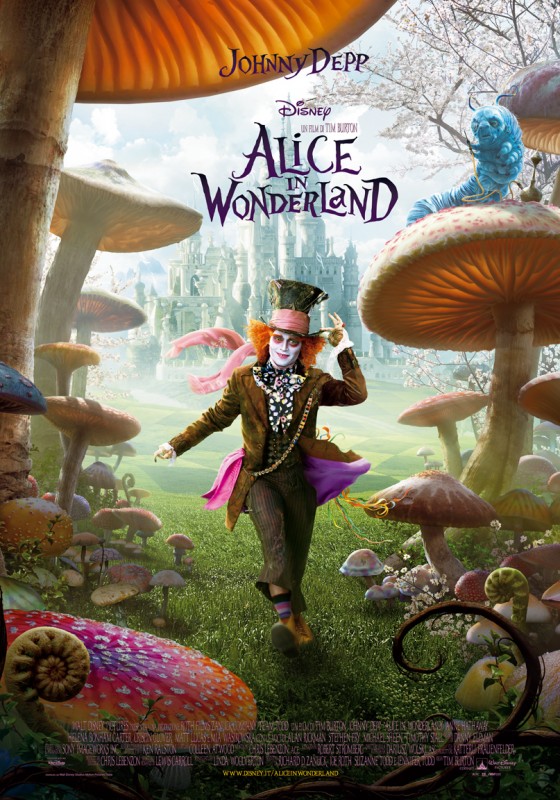 Poster Italiano Alice In Wonderland 2D Senza Riferimenti 3D 148334