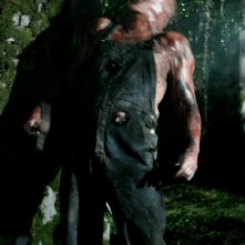 Il mostruoso Victor Crowley (Kane Hodder) nell'horror Hatchet