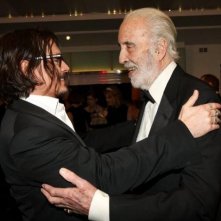 Johnny Depp E Christopher Lee Alla Premiere Londinese Di Alice In Wonderland 148482