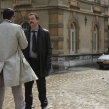 Olivier Marchal in una sequenza del film poliziesco Diamond 13