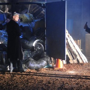 Una sequenza dell'episodio Jack Knife di N.C.I.S. con Mark Harmon e Sean Murray