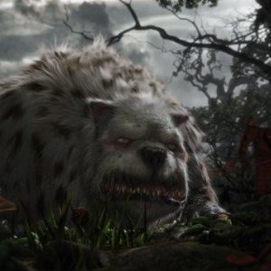 Una terribile e spaventosa creatura di Alice in Wonderland