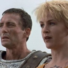 David Franklyn e Renee O'Connor nell'episodio 'Endgame' di Xena