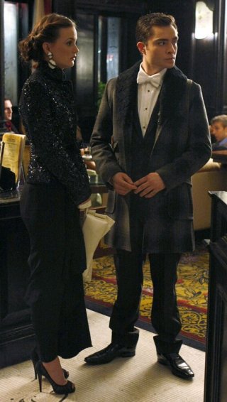 Leighton Meester ed Ed Westwick nell'episodio The Hurt Locket di Gossip Girl