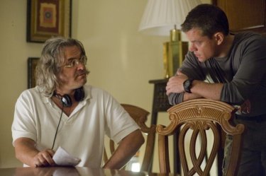Matt Damon e il regista Paul Greengrass sul set del film Green Zone