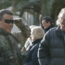 Matt Damon e Paul Greengrass sul set del film Green Zone