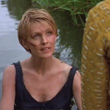Kathryn Morris in una scena di Xena nell'episodio The convert