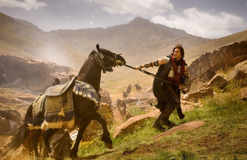 Una Sequenza Di Prince Of Persia Le Sabbie Del Tempo Con Il Principe Dastan Jake Gyllenhaal E Il Suo Cavallo 149287