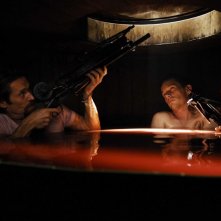 Willem Dafoe, Ethan Hawke e Claudia Karvan nel film Daybreakers - L'ultimo vampiro