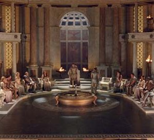 Un'immagine della hall che nell'Empire State Building nasconde il monte Olimpo dal film Percy Jackson e gli dei dell'Olimpo: Il ladro di fulmini