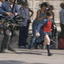 Charles Vaillant, Benjamin Averty, Maxime Godart, Victor Carles e Vincent Claude sul set de Il ...