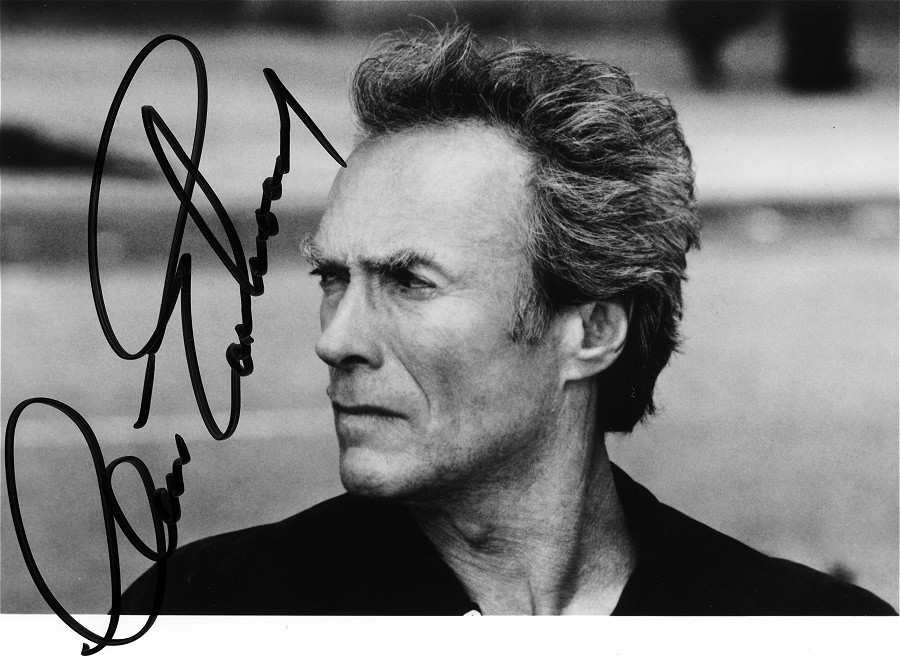 Un Wallpaper Di Clint Eastwood Con Autografo 149621