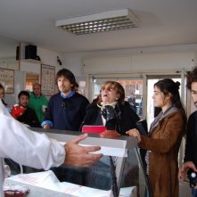 Durante le prove di 'Come si deve': Davide Minnella, Piera Degli Esposti, Diane Fleri e Federico Annicchiarico