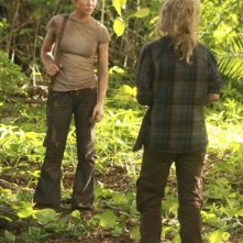 Evangeline Lilly ed Emilie De Ravin nell'episodio Recon di Lost